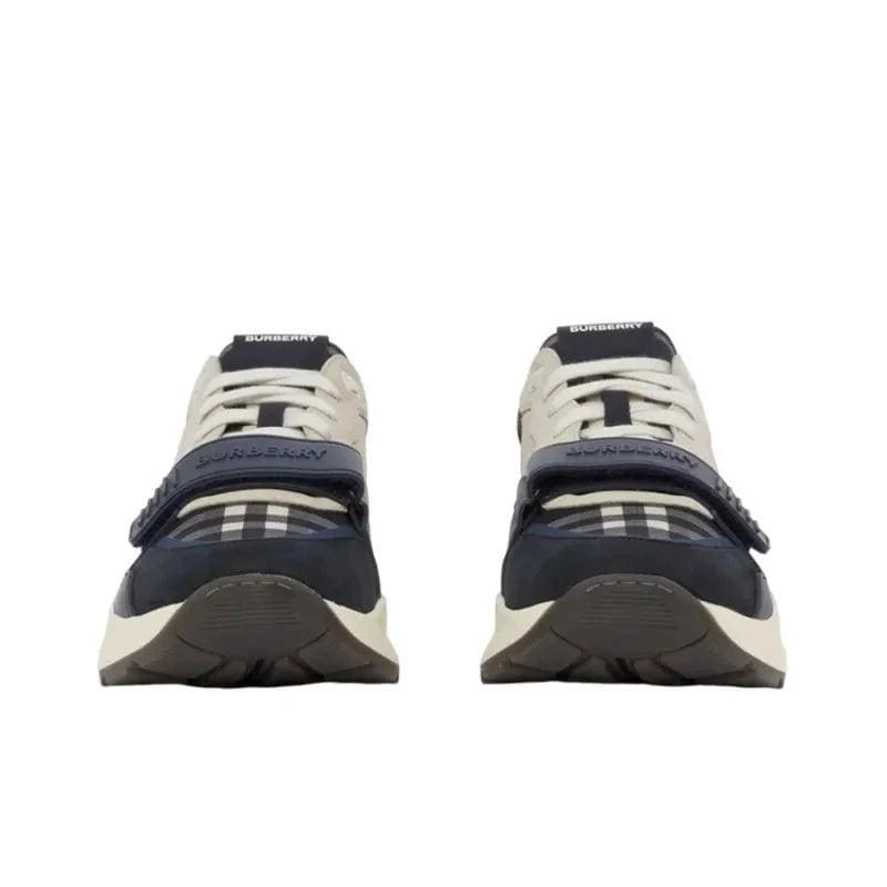 Burberry Check Sneakers 'Dark Charcoal Blue' | Banlieue91