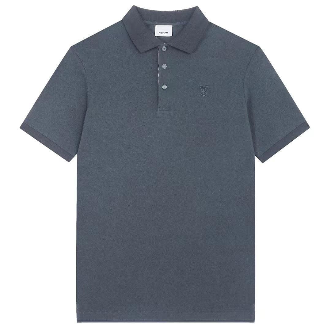 Burberry Dark Grey T-Shirt With Collar | Banlieue91