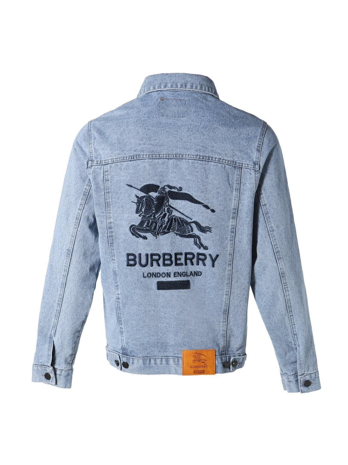 Burberry Denim Trucker Jacket 'Blue' | Banlieue91