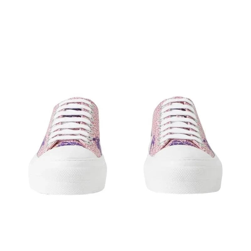 Burberry EKD Monogram Pattern Flatform Pink | Banlieue91