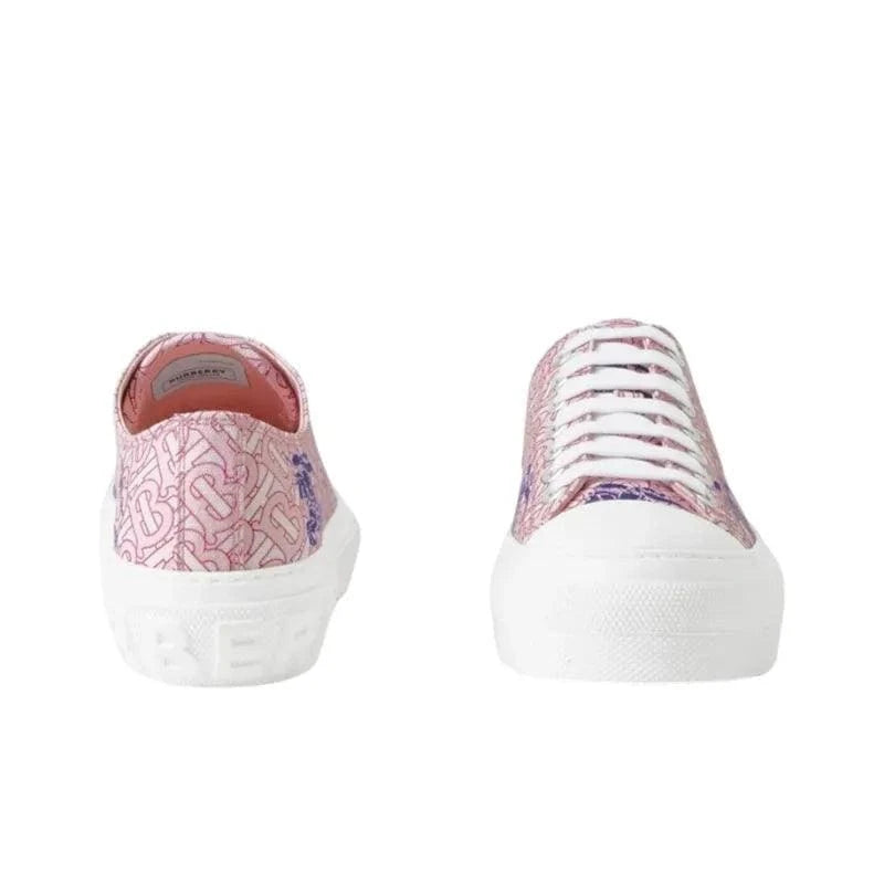 Burberry EKD Monogram Pattern Flatform Pink | Banlieue91