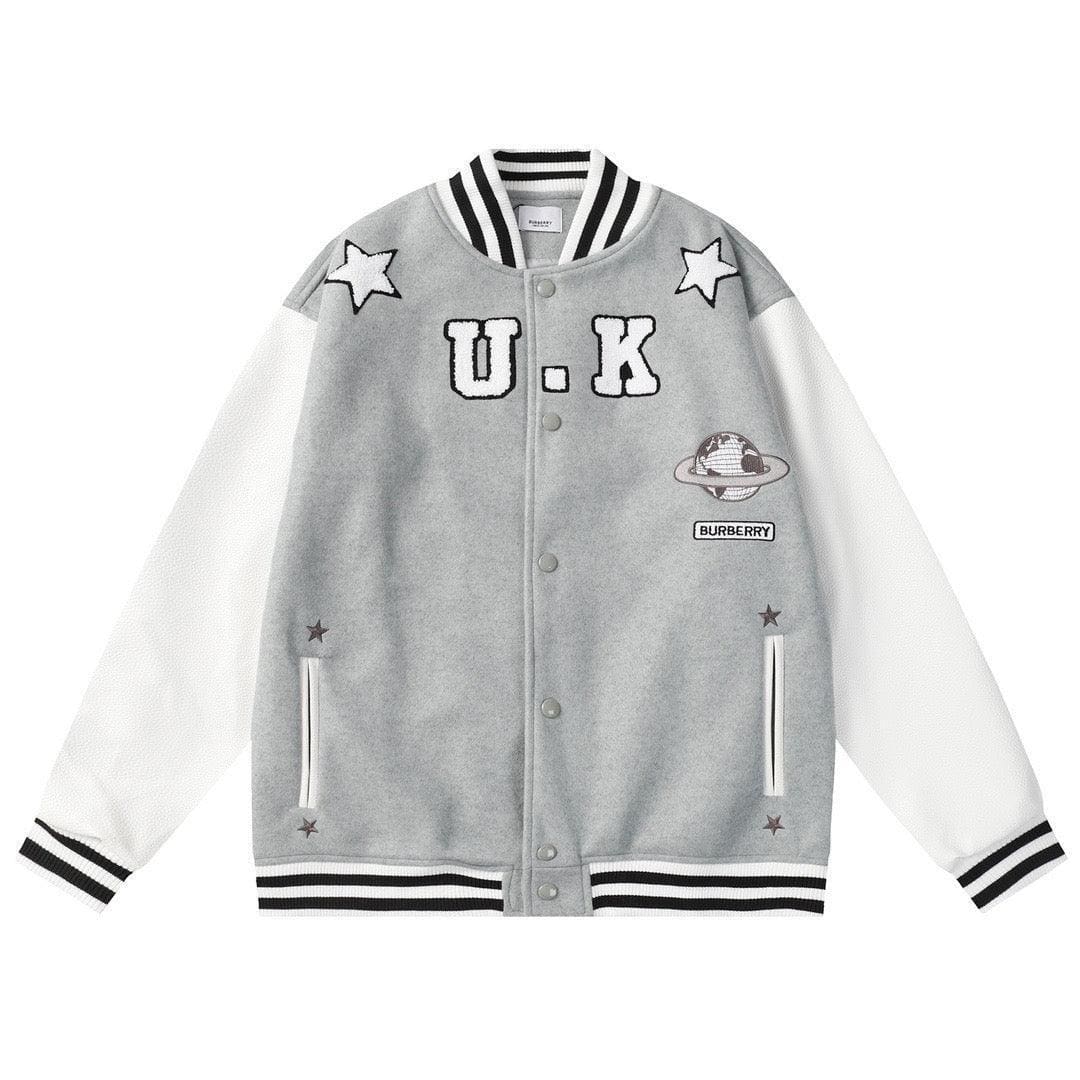 Burberry Gray Felton Bomber Jacket | Banlieue91