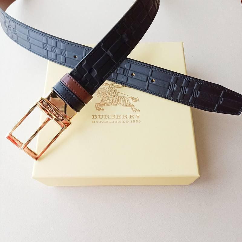 Burberry Leather Vintage Belt 'Black' | Banlieue91
