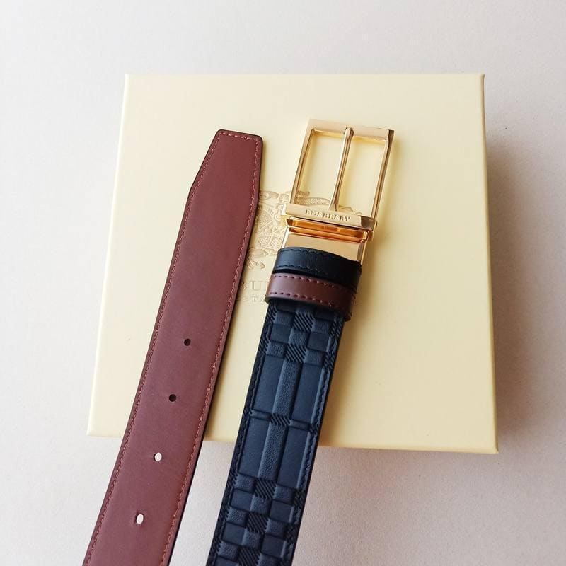Burberry Leather Vintage Belt 'Black' | Banlieue91