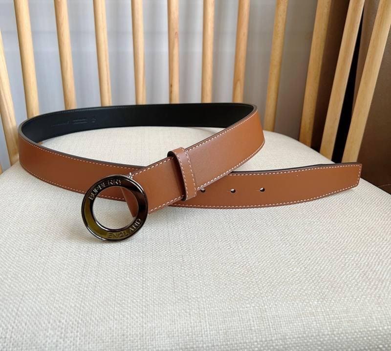 Burberry Leather Vintage Belt 'Brown' | Banlieue91
