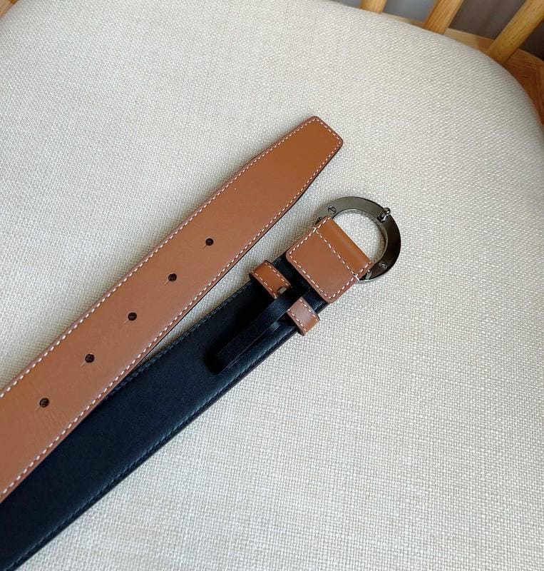 Burberry Leather Vintage Belt 'Brown' | Banlieue91
