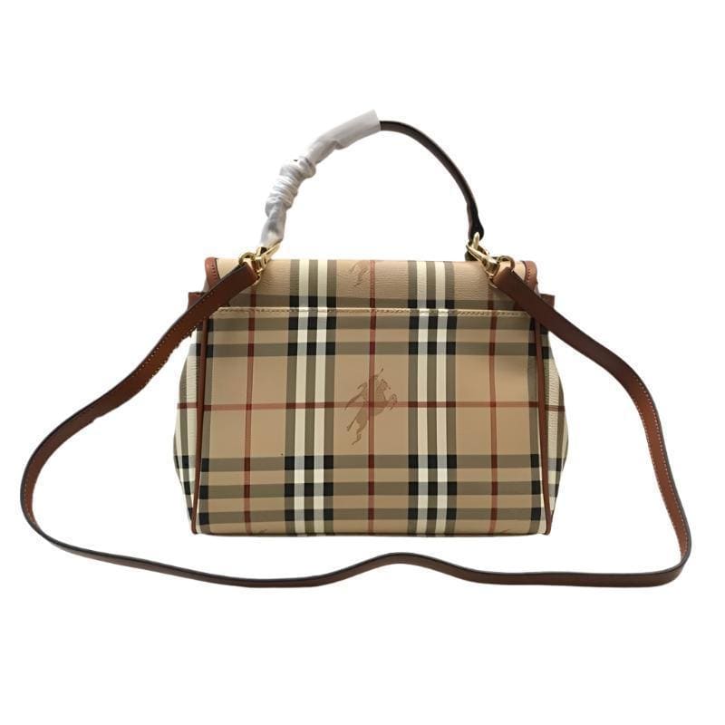 Burberry London Haymarket Check Handle Bag w/ Strap | Banlieue91