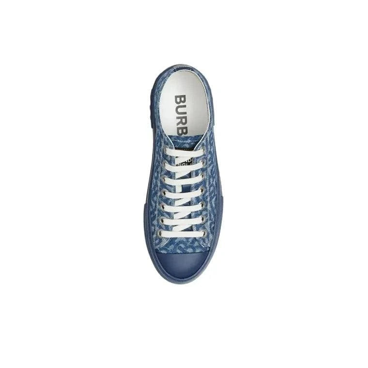 Burberry Low Top Skateboard Shoes 'Denim Blue' | Banlieue91