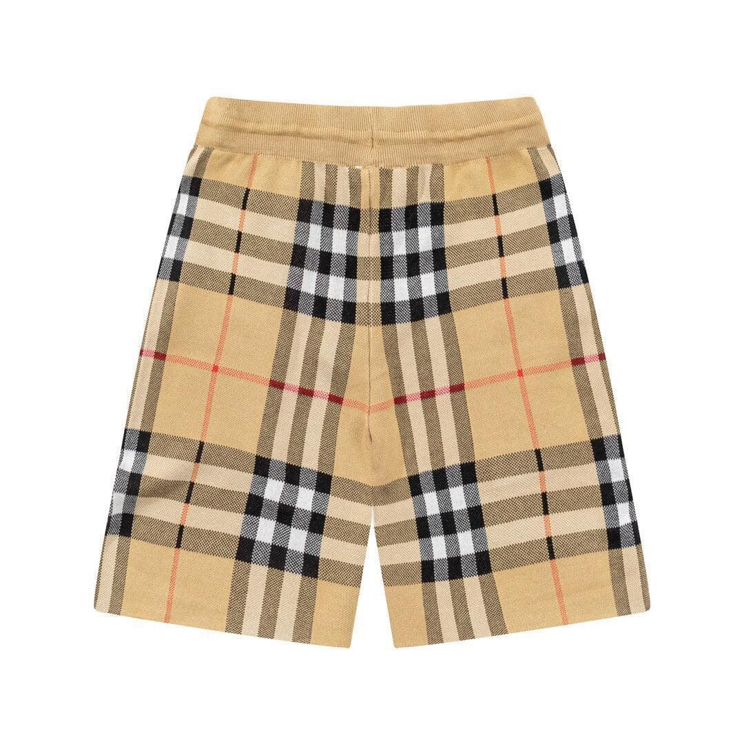 Burberry Men's Striped Cotton Knit Basketball Shorts 'Beige' | Banlieue91