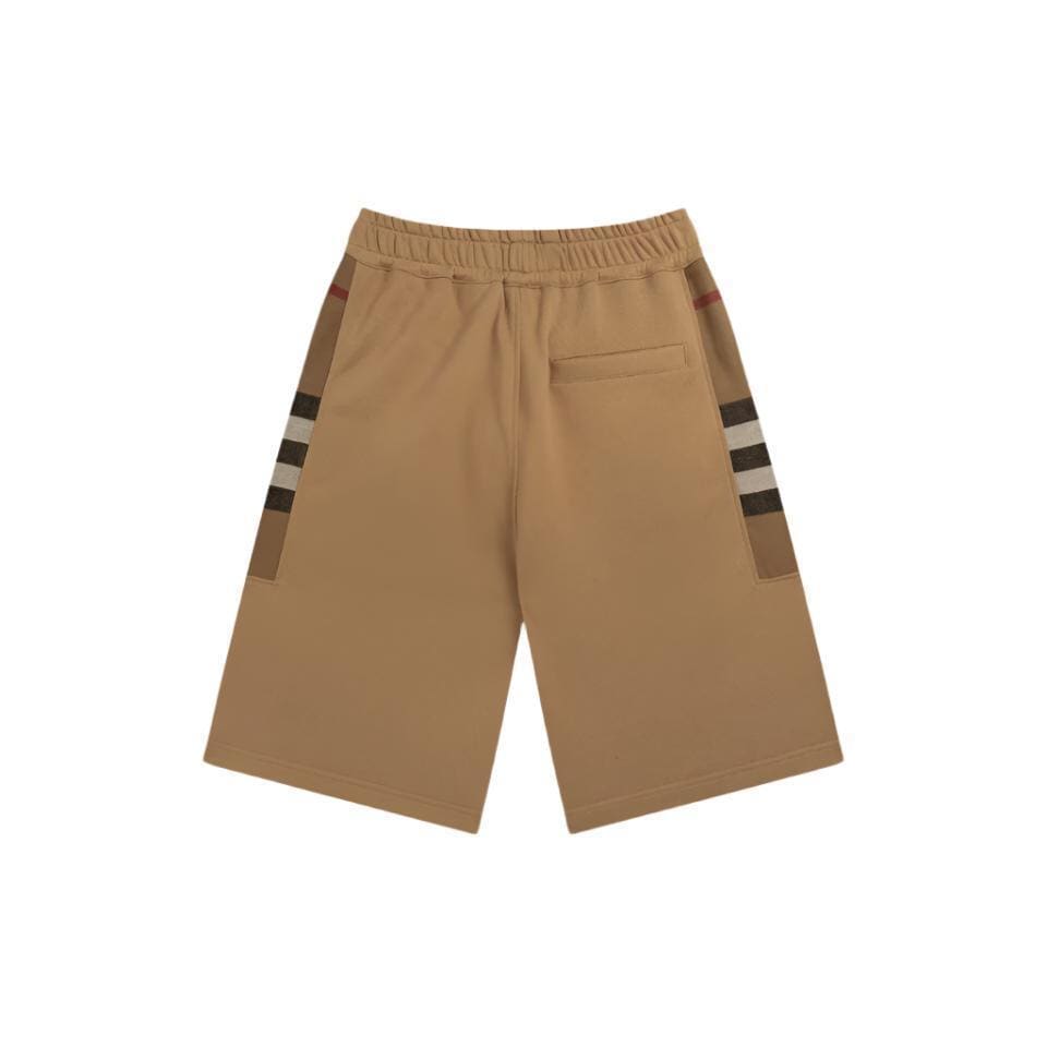Burberry Men's Striped Cotton Knit Basketball Shorts 'Beige' | Banlieue91