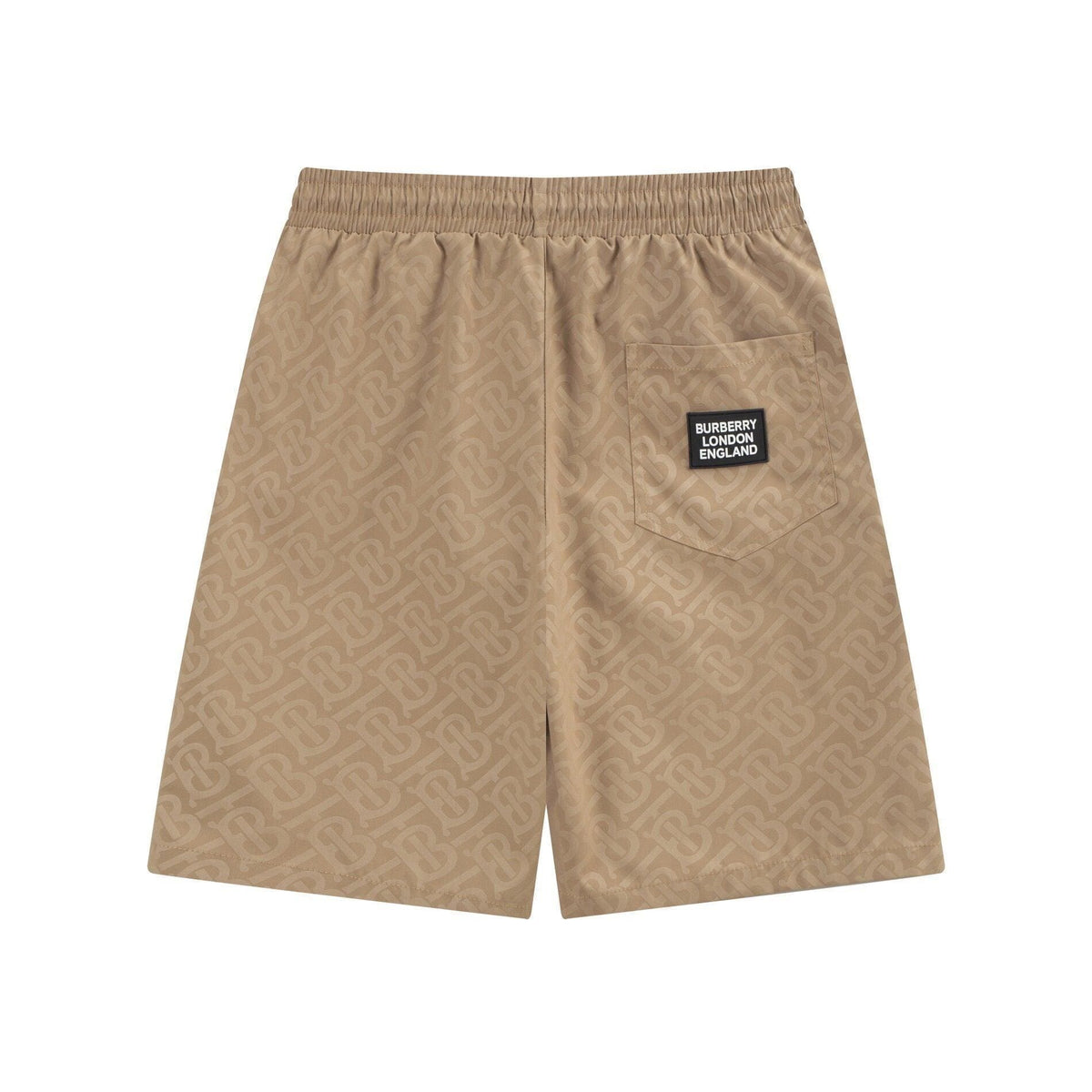 Burberry Men's Striped Cotton Knit Basketball Shorts 'Beige' | Banlieue91