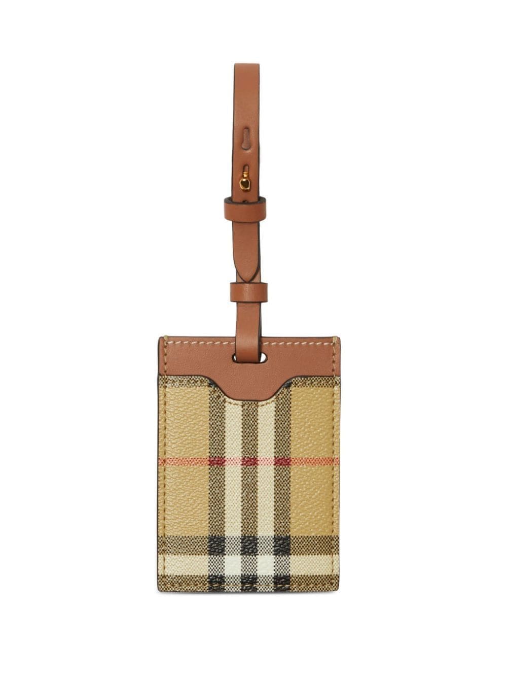 BURBERRY Mini Equestrian Knight Leather Cardholder | Banlieue91