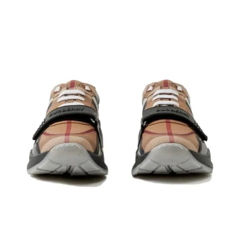 Burberry Ramsey Check Sneakers Birch Brown | Banlieue91