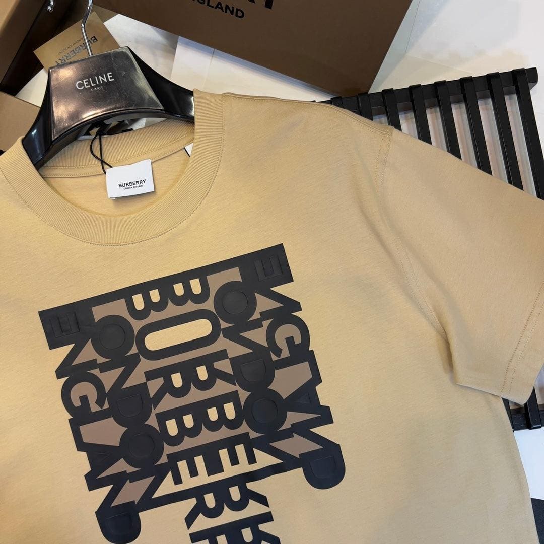 Burberry T-Shirt Without Collar 'Beige' | Banlieue91