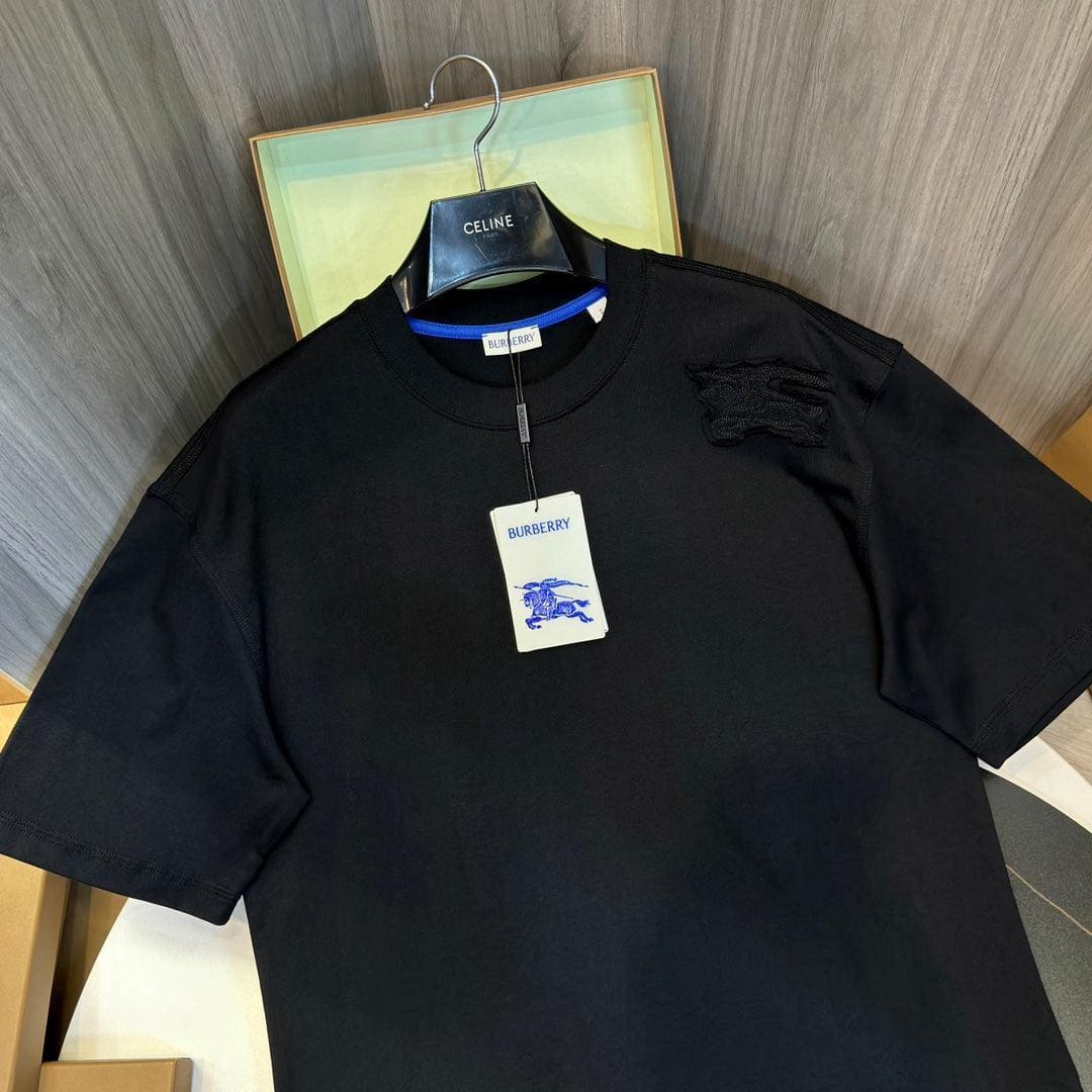 Burberry T-Shirt Without Collar 'Black' | Banlieue91
