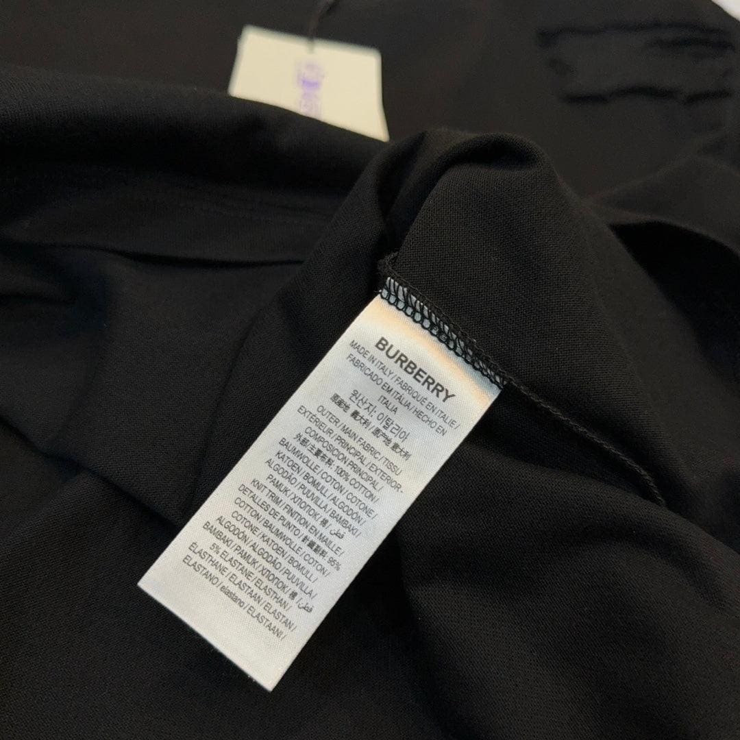 Burberry T-Shirt Without Collar 'Black' | Banlieue91