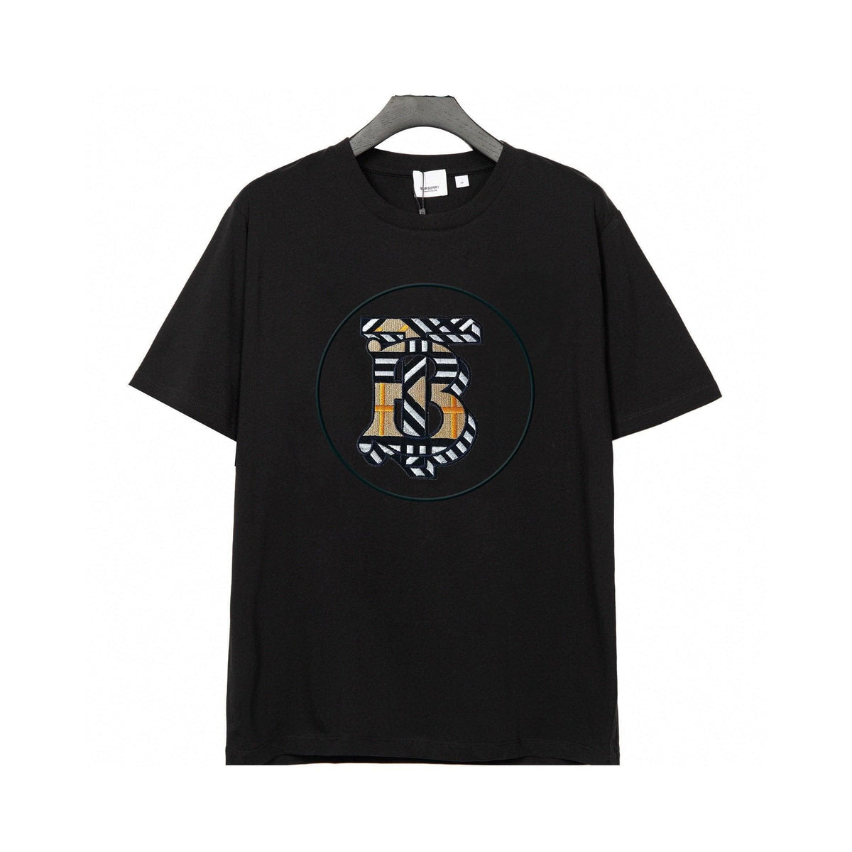 Burberry T-Shirt Without Collar 'Black & Beige' | Banlieue91