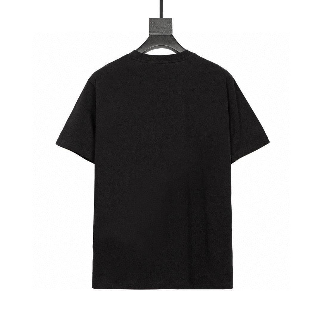 Burberry T-Shirt Without Collar 'Black & Beige' | Banlieue91