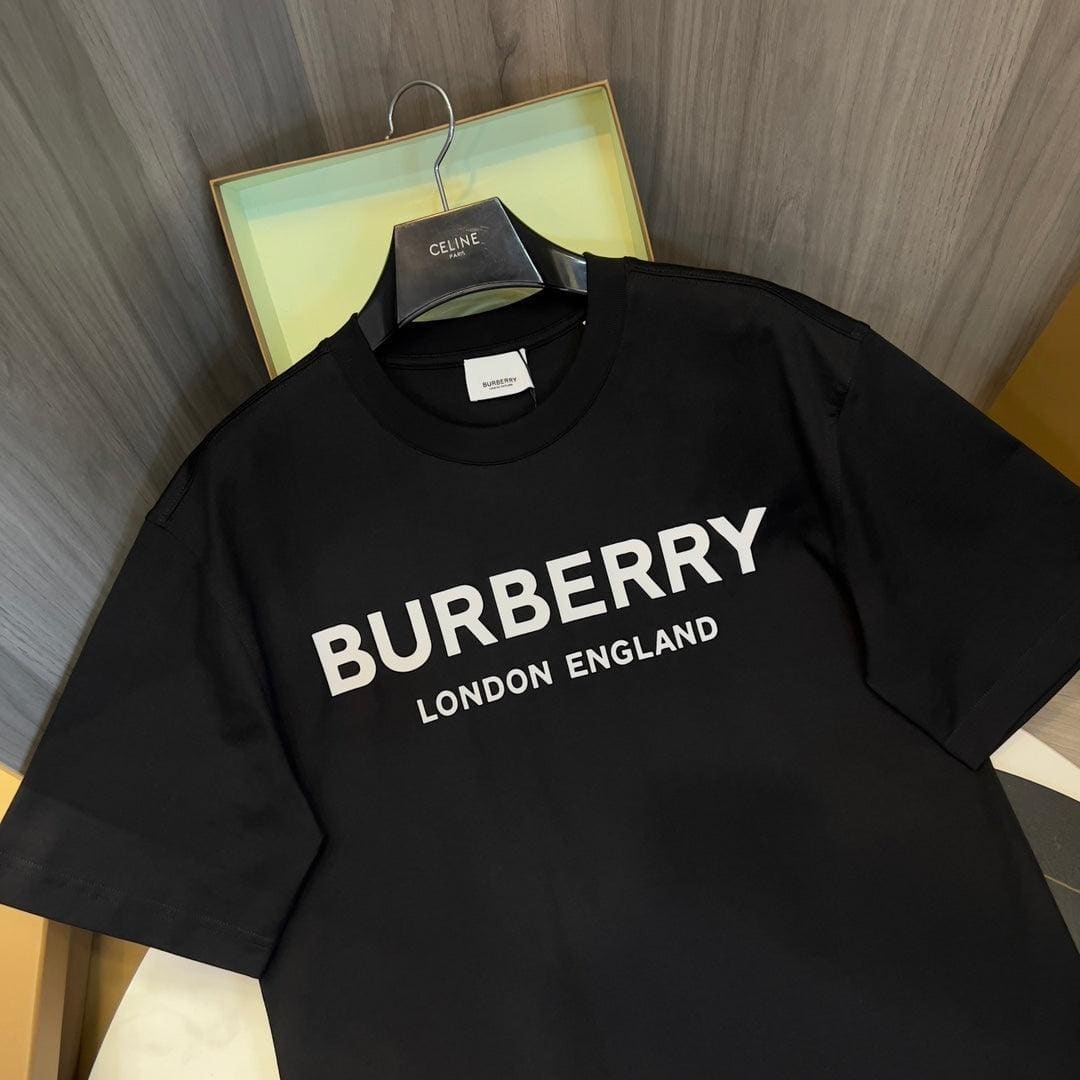 Burberry T-Shirt Without Collar 'Black & White' | Banlieue91