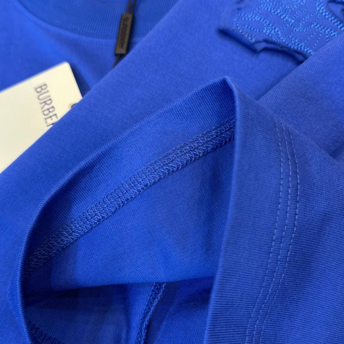 Burberry T-Shirt Without Collar 'Blue' | Banlieue91