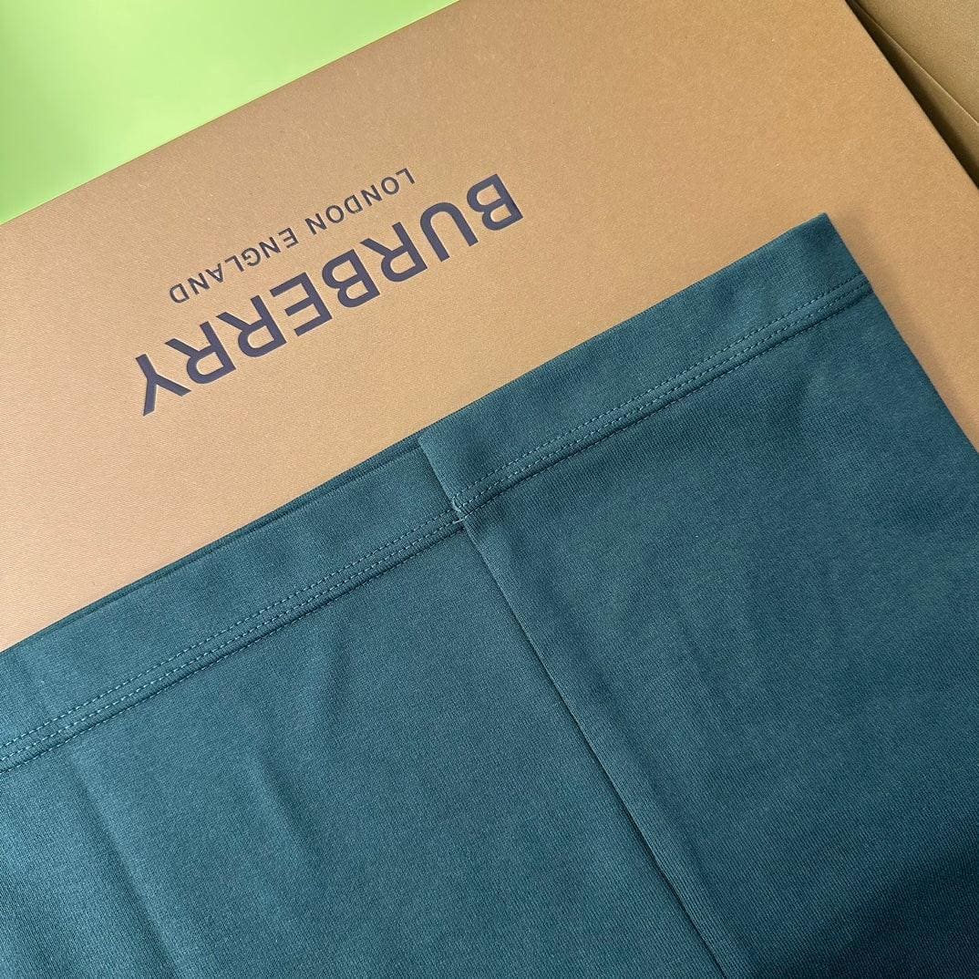 Burberry T-Shirt Without Collar Green | Luxury Cotton Tee | Banlieue91