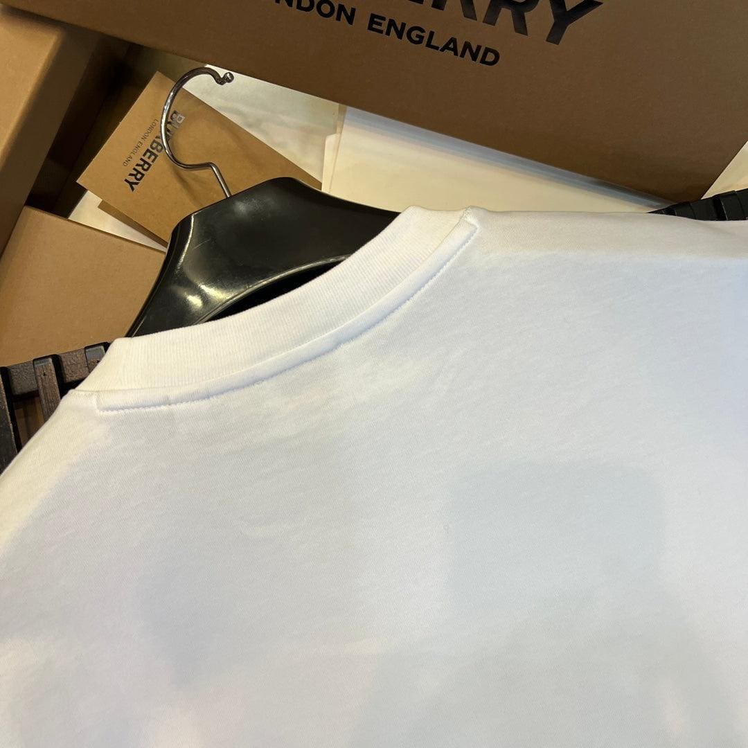Burberry T-Shirt Without Collar 'White' | Banlieue91