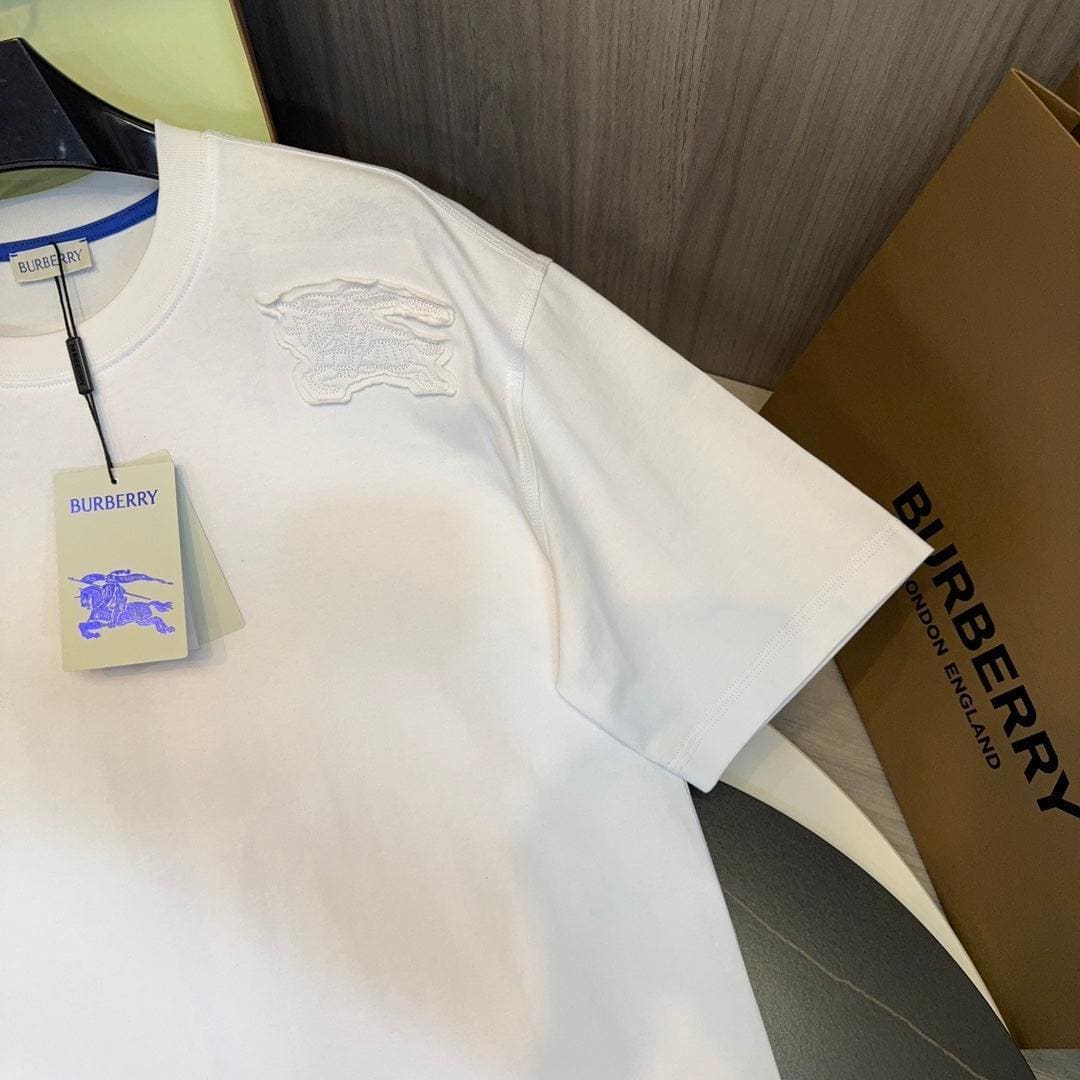 Burberry T-Shirt Without Collar 'White' | Banlieue91