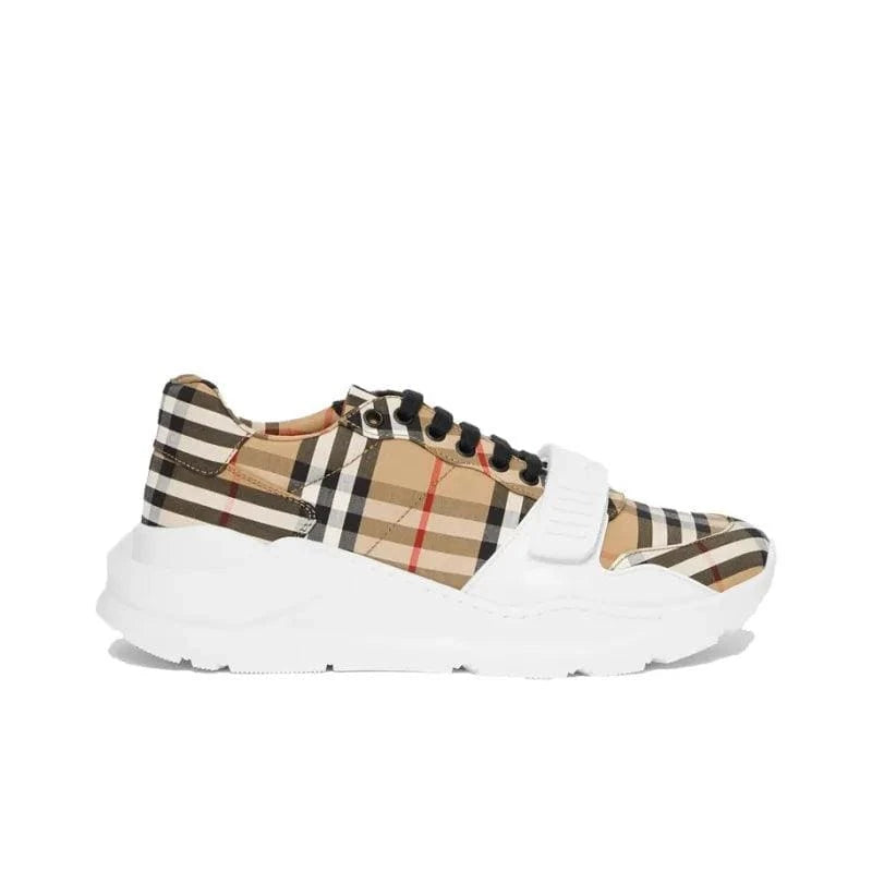 Burberry Vintage Check Cotton Archive Sneakers Beige | Banlieue91