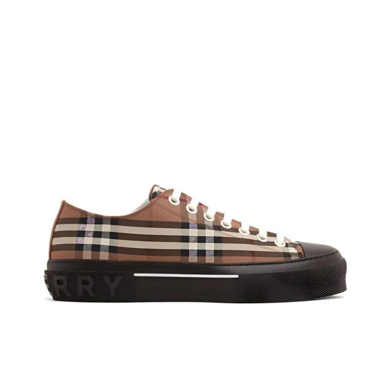 Burberry Vintage Check Lace Up Sneaker Beige Brown | Banlieue91