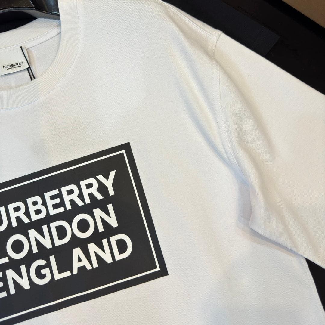 Burberry White T-Shirt Without Collar | Banlieue91