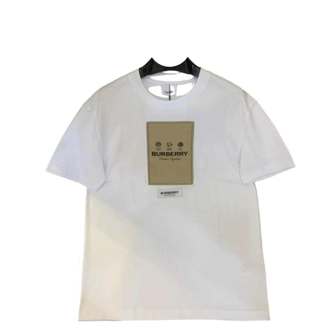 Burberry White T-Shirt Without Collar | Banlieue91