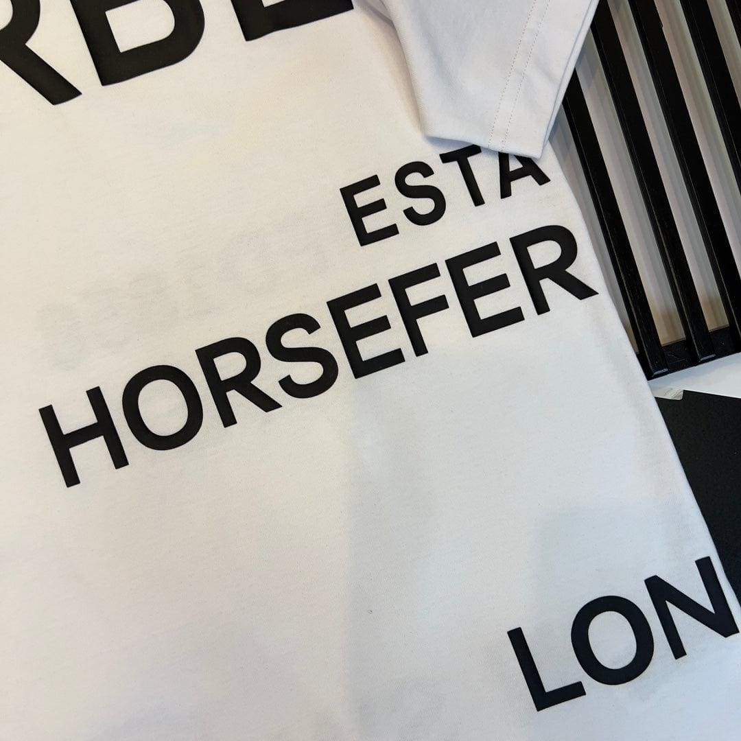 Burberry White T-Shirt Without Collar | Banlieue91
