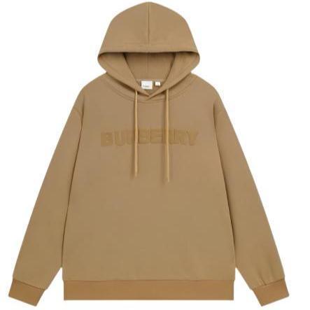 Burberry Logo Print Cotton Hoodie 'Beige' - Banlieue91