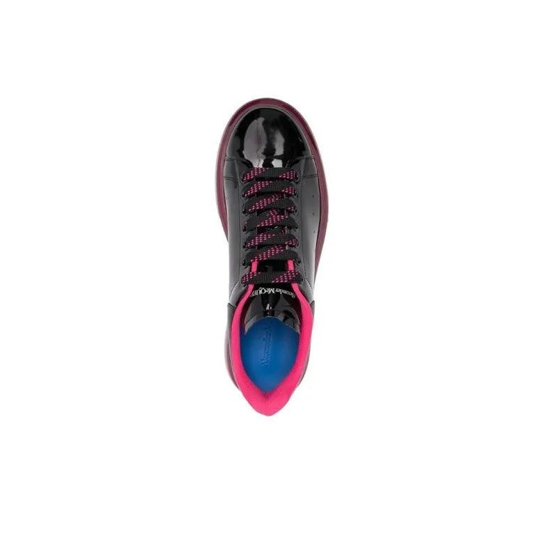 Alexander McQueen Oversized Sneaker 'Transparent Sole - Black Pink - Banlieue91 -