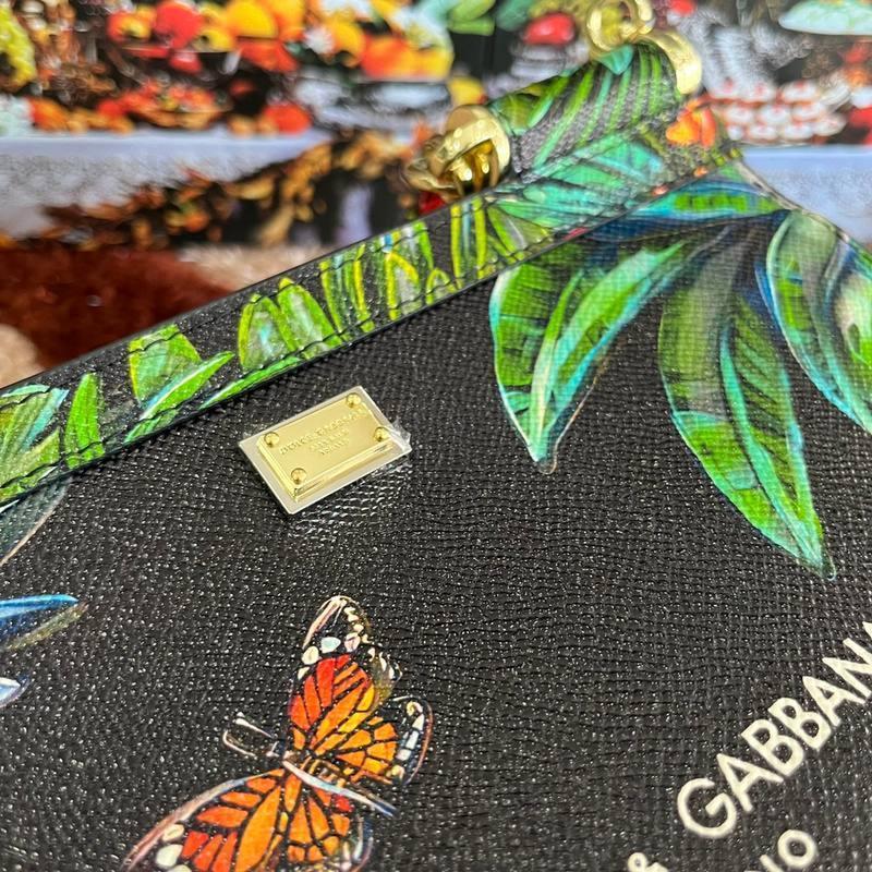 Dolce & Gabbana Flower Print Sicily Bag - Banlieue91