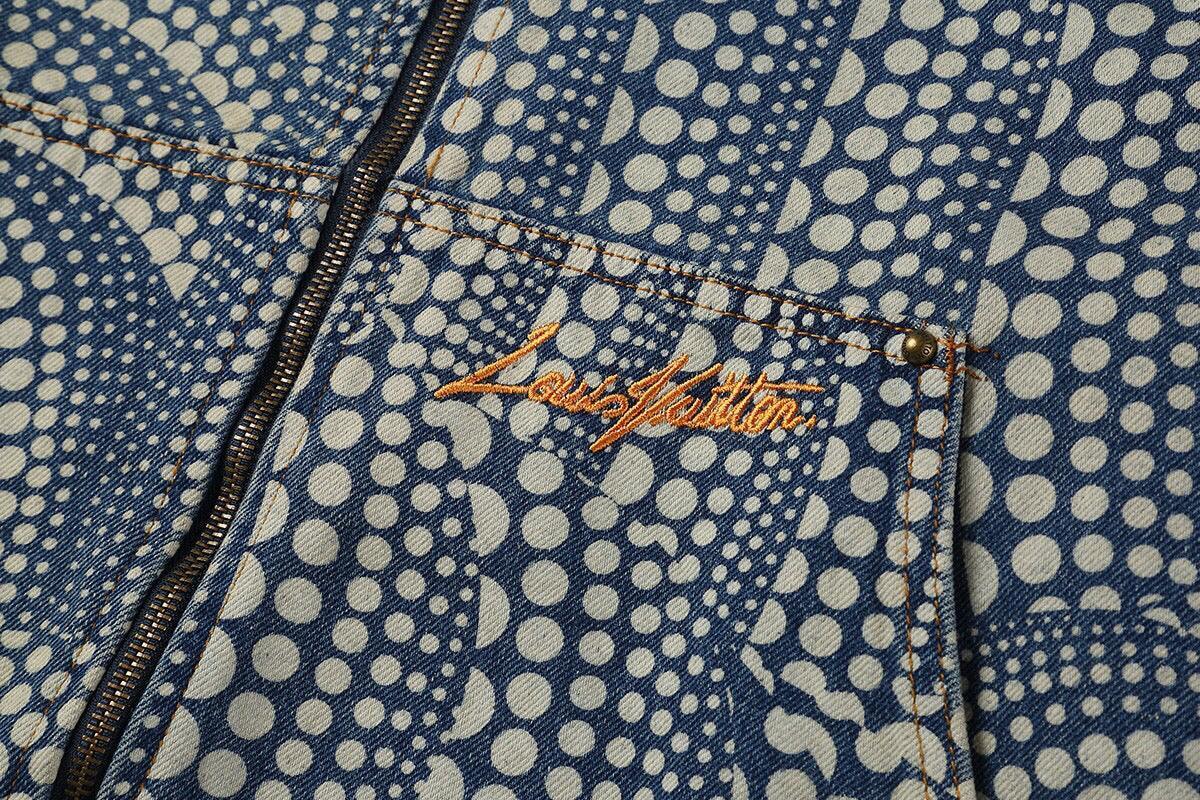 Louis Vuitton LV x YK All Over Pumpkin Denim Blouson Jacket - Banlieue91