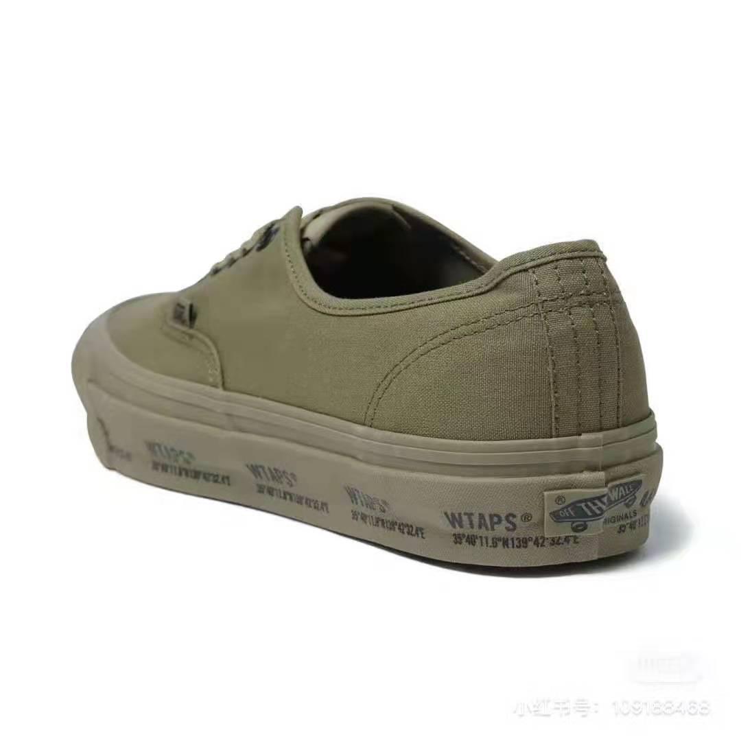 Vans Vault OG Authentic OG LX WTAPS Olive Drab - Banlieue91 -