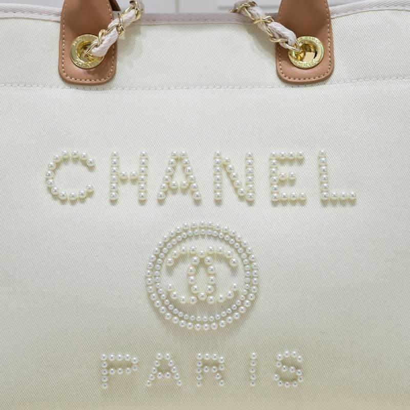 CHANEL MEDIUM BLACK PEARL BAG DEAUVILLE - Banlieue91