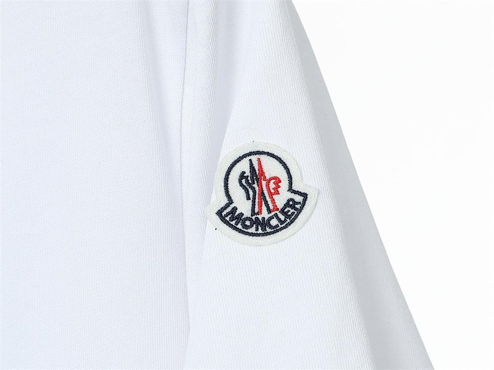 Moncler T-Shirt Without Collar 'White' - Banlieue91