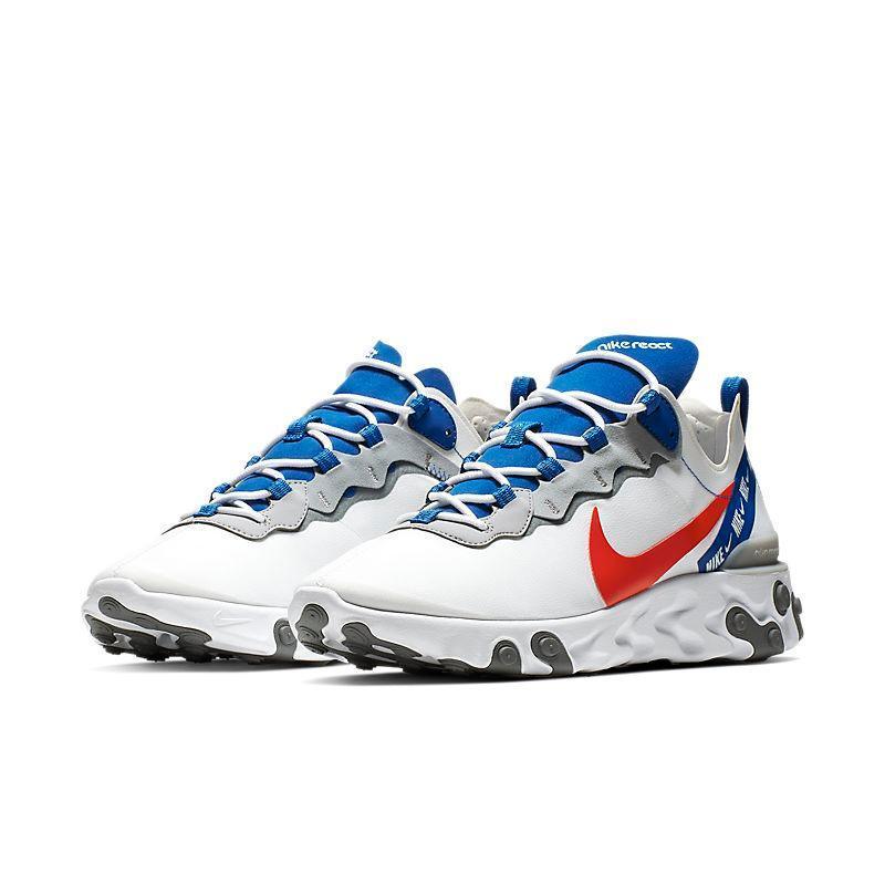 Nike React Element 55 'White Game Royal Habanero Red' - Banlieue91