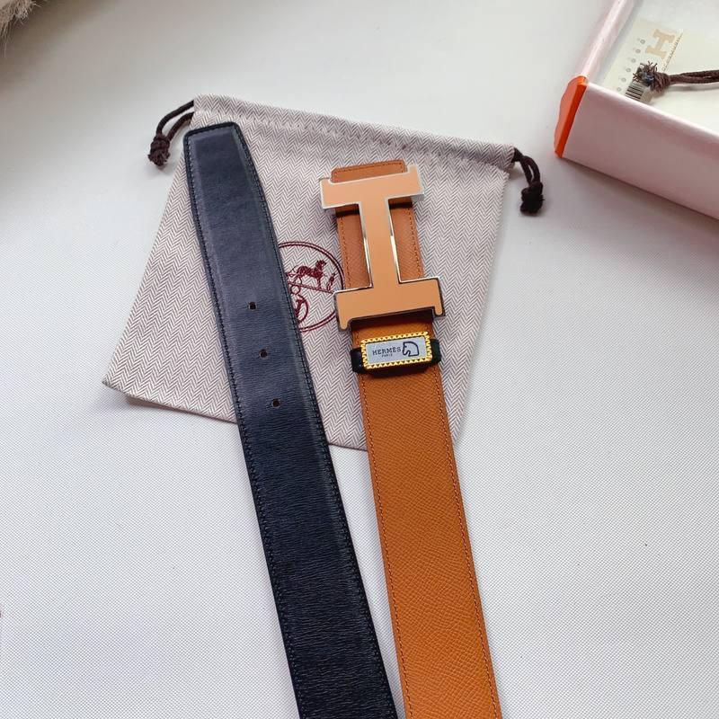 Hermes Men Beige Buckle Belt 'Beige' - Banlieue91
