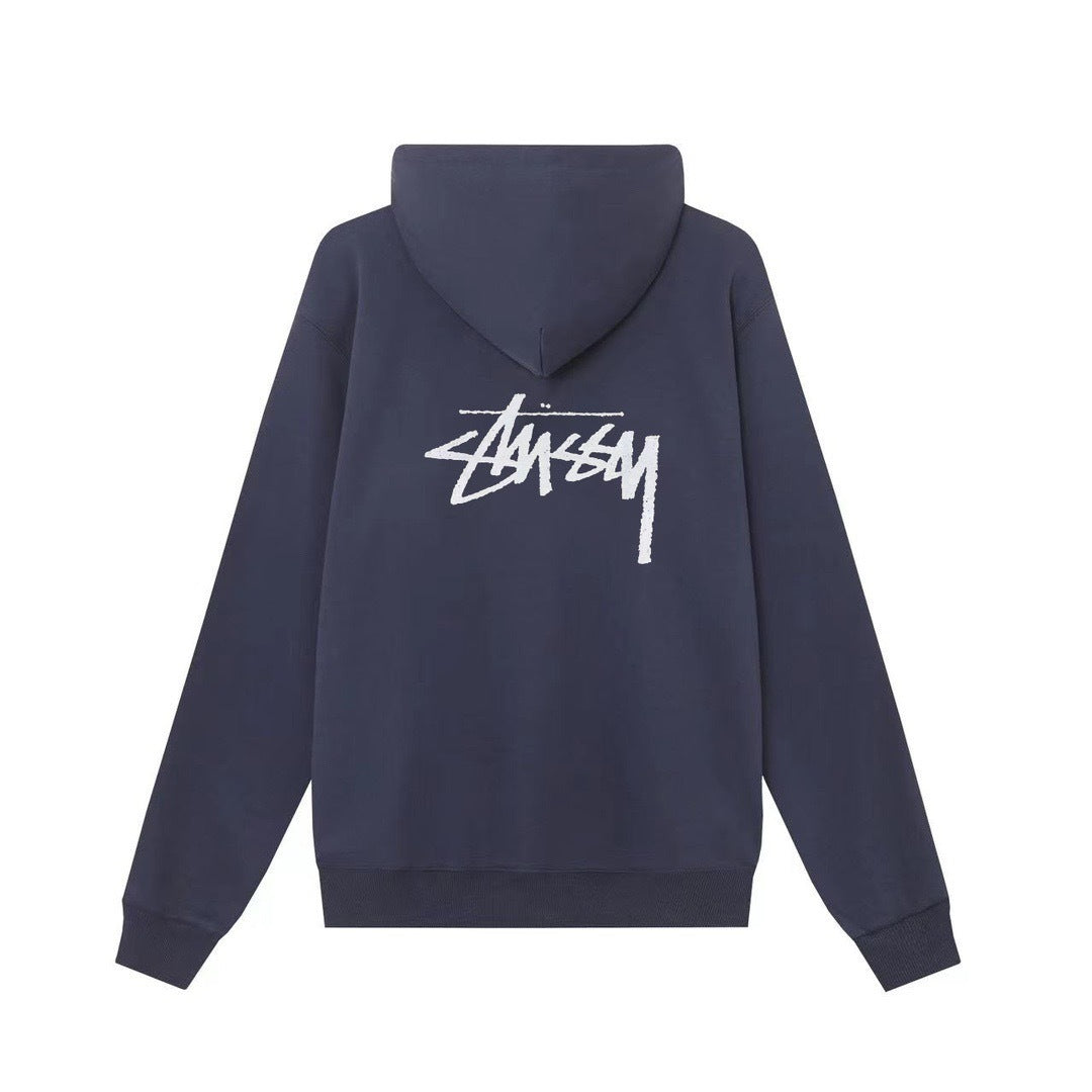 Stussy x Our Legacy x Our Legacy Work Shop Drop Hoodie 'Blue' - Banlieue91 -