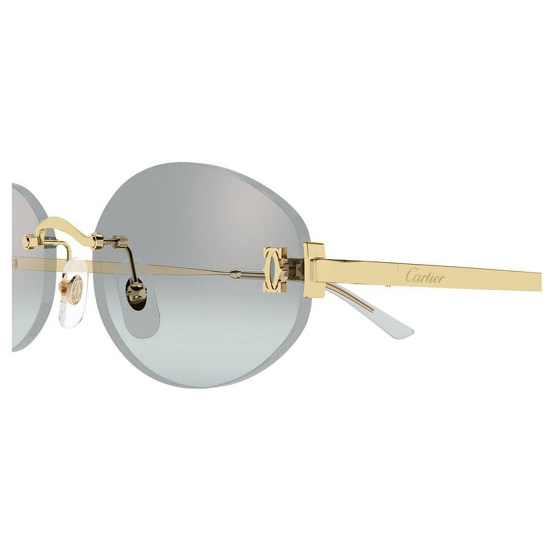 CARTIER Elegant Women's Metal Sunglasses CT0592S 004 | Banlieue91