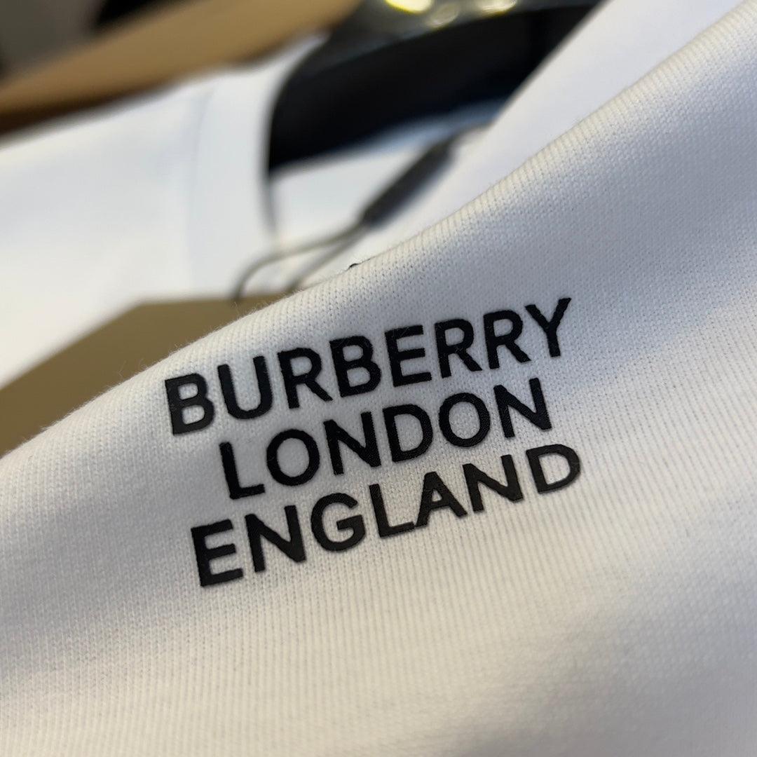 Burberry T-Shirt Without Collar 'White' - Banlieue91