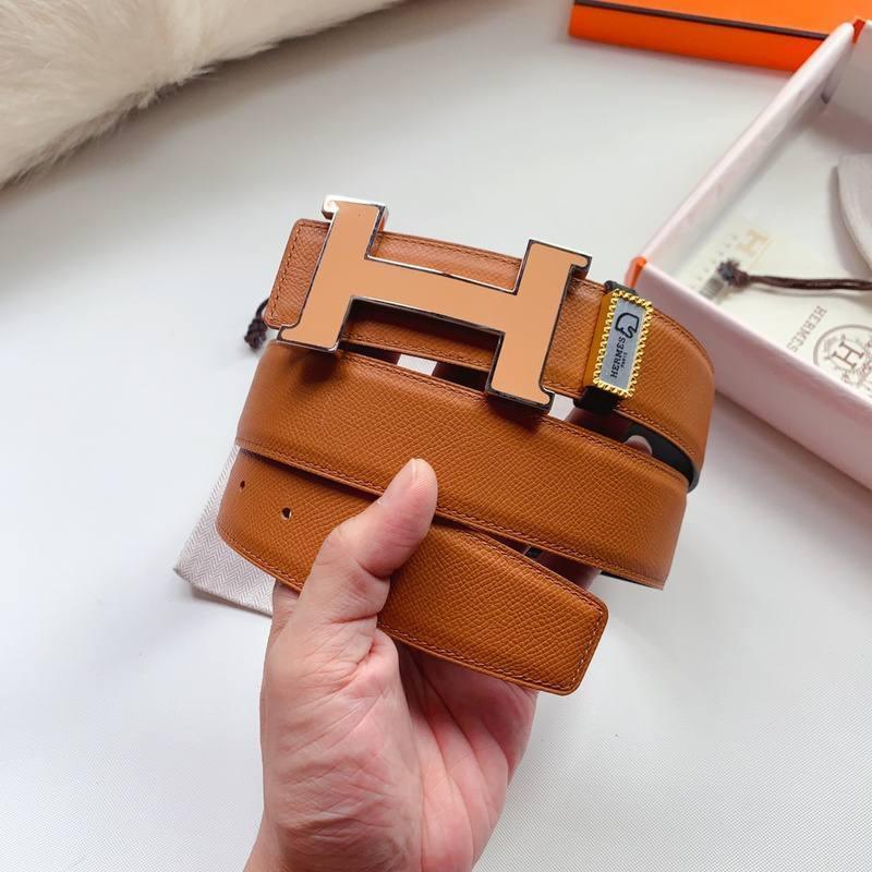 Hermes Men Beige Buckle Belt 'Beige' - Banlieue91