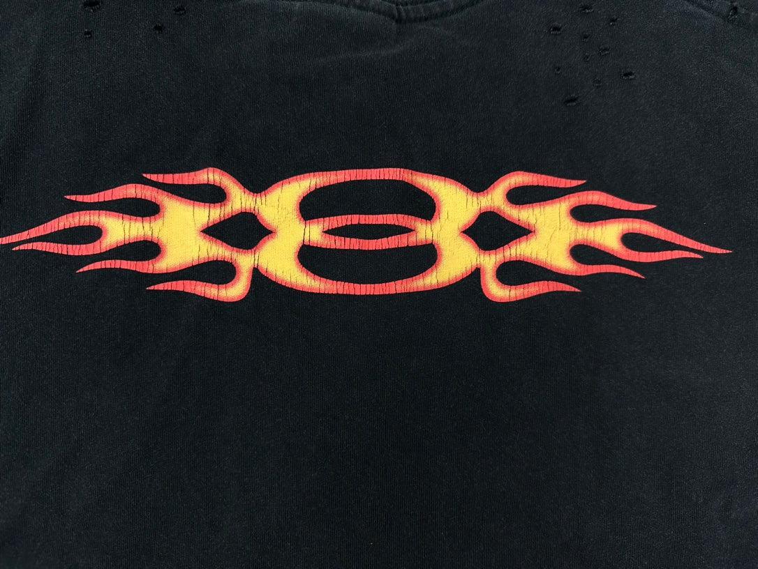 Balenciaga Burning Unity T-Shirt Oversized in black vintage jersey - Banlieue91