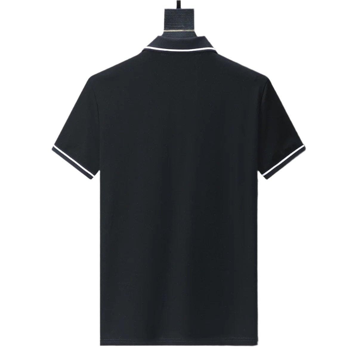 Celine Black T-Shirt With Collar | Banlieue91
