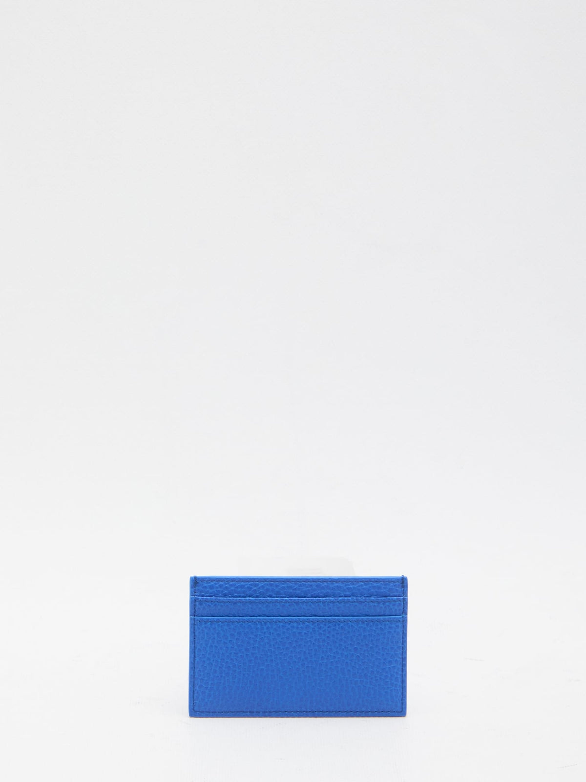 CELINE Mini Leather Card Holder with Silver-Tone Finishes | Banlieue91