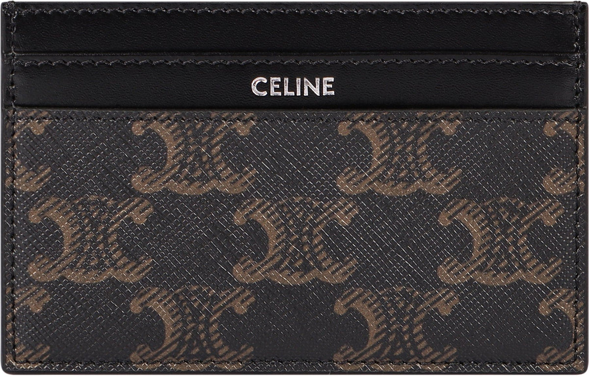 CELINE Mini Triomphe Cardholder with Premium Finish | Banlieue91