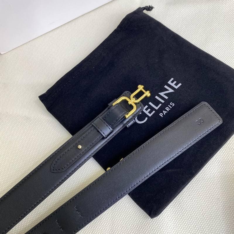 Celine Women Belt 'Black' | Banlieue91